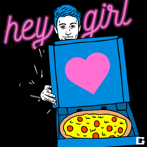 pizza love GIF