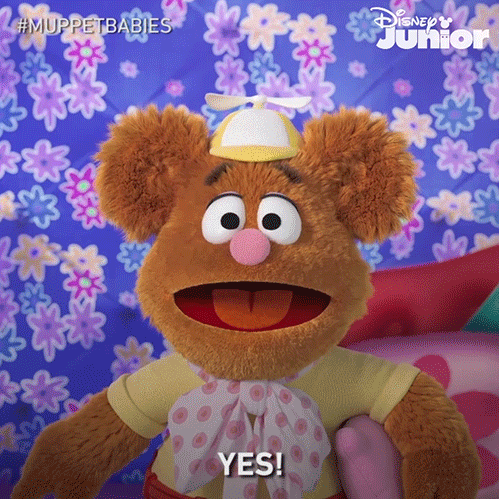 Happy The Muppets GIF by Disney Jr.