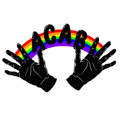 Black Lives Matter Rainbow Sticker