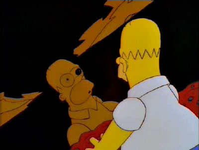 psychedelic the simpsons GIF