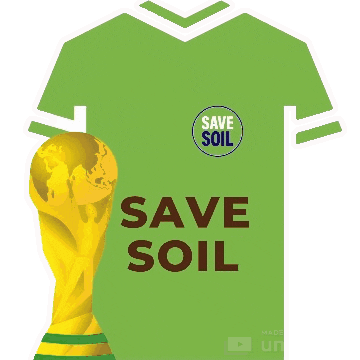 World Cup Football Sticker by Conscious Planet - Save Soil