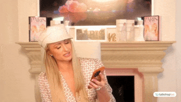 Paris Hilton Phone GIF by TalkShopLive