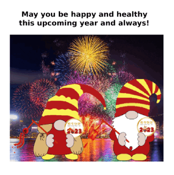 Chinese New Year Gnome GIF