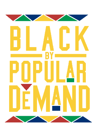 Black By Popular Demand Sticker by HGC Apparel