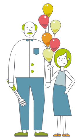 Celebrating Sticker by nebenan.de Stiftung