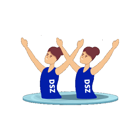 DSZ synchroonzwemmen Sticker