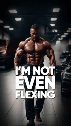 Flex Flexing GIF by Sealed With A GIF