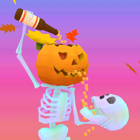 Halloween Drinking GIF by jjjjjohn