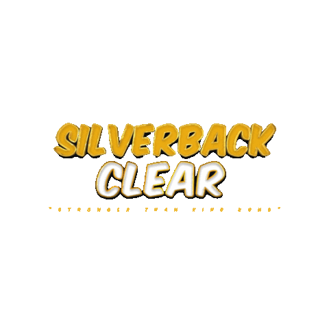 Silverback Clear Sticker
