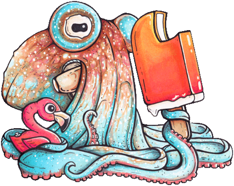 Ice Cream Summer Sticker by OctoNation® The Largest Octopus Fan Club! for iOS & Android | GIPHY