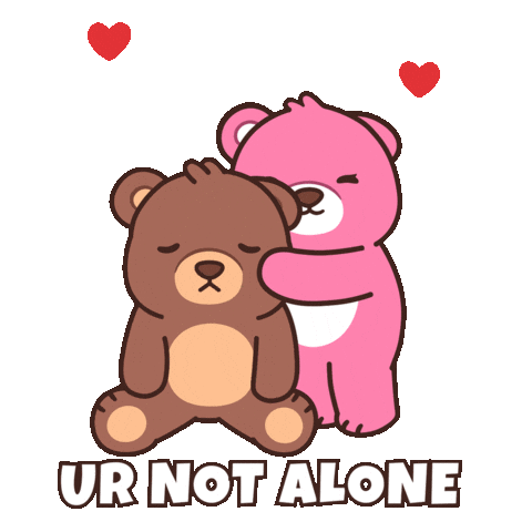 Sad Teddy Bear Sticker by BEARISH