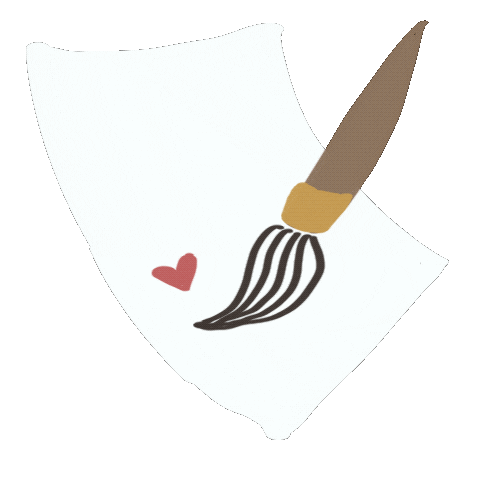 Painting Love Sticker