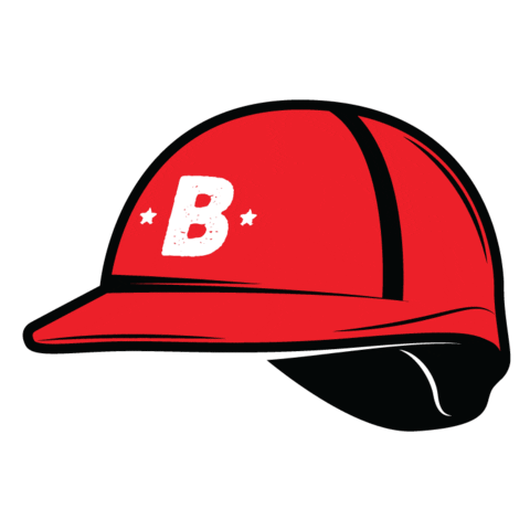 B Helmet Sticker by Bodega