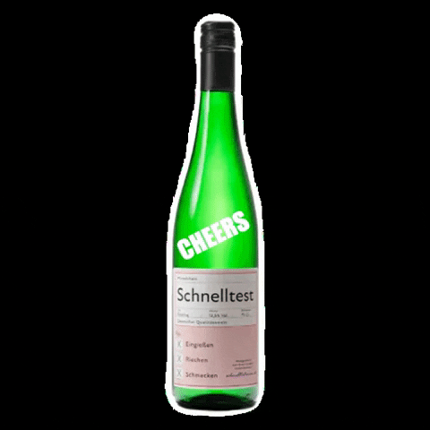 Test Cheers GIF by Schnelltest Wein