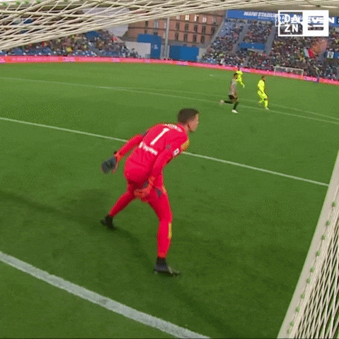 Goalkeeper Oops GIF by ElevenDAZN