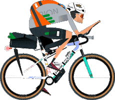 Cycling Bicycle Sticker by Little James