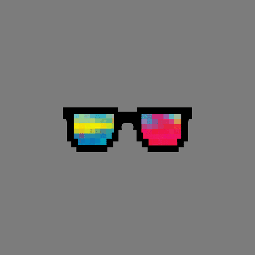 glitch glasses GIF by G1ft3d