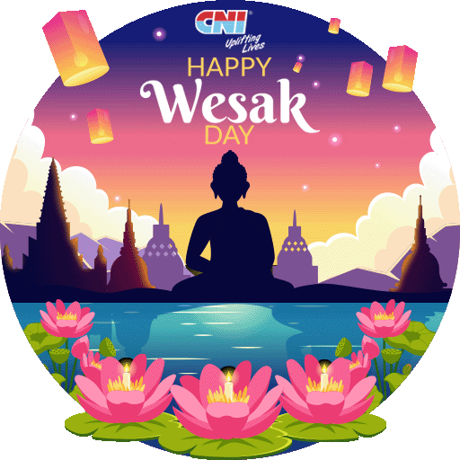Vesak Day Meditation GIF by CNI