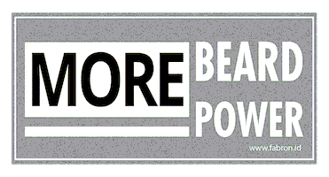 Beard Minoxidil Sticker by Fabron