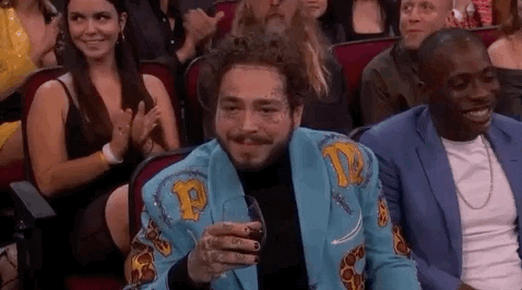 New trending GIF online: amas, post malone, ama, red wine, american music  awards 2018