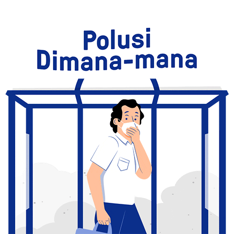 Polusi Sticker by Bearbrand