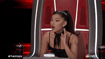 Ariana Grande Wow GIF by The Voice