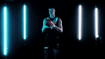 Aussie Rules Spin GIF by Port Adelaide FC