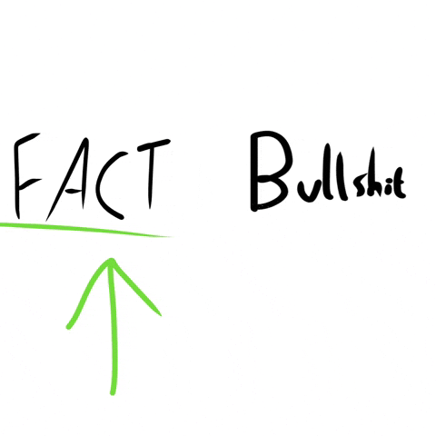Bullshit Fact GIF