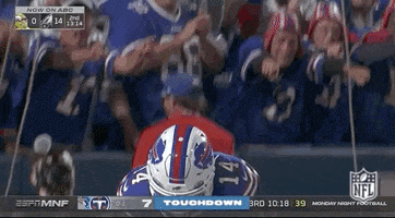 Crouching Buffalo Bills GIF by NFL