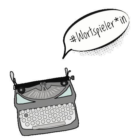 Wortspielchallenge Sticker by Andrea Voss