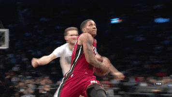 Meatball block lopez nets GIF