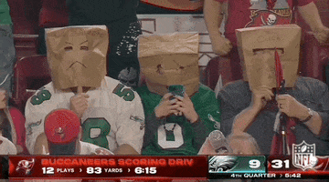 Sad Philadelphia Eagles GIF by NFL