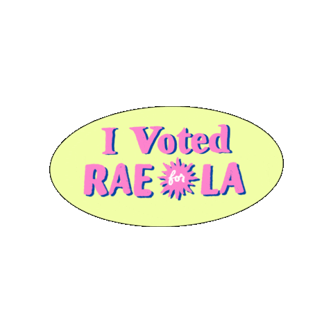 RAE FOR LA 2026 Sticker