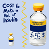 Cost to make a vial of insulin vs average price of insulin