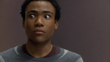 nervous donald glover GIF