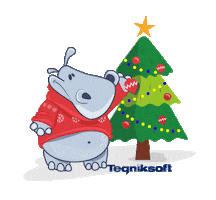 Merry Christmas Smile Sticker by Teqniksoft