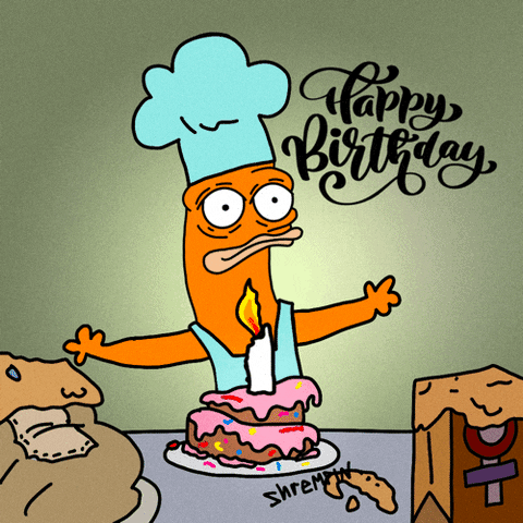 Happy Birthday Simpsons GIF by shremps