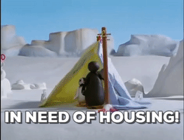 picc house apartment tent housing GIF