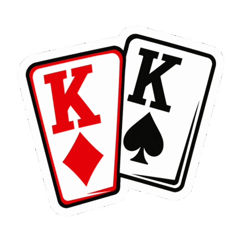Kings Work Hard Sticker by TurboKings Poker