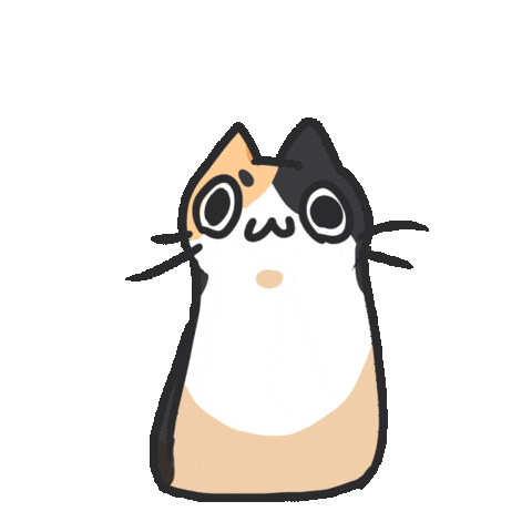 Cat Sticker by bunny_is_moving