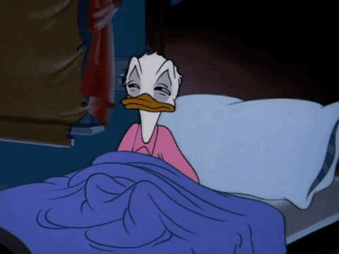 Donald Duck Sleeping GIF - Find & Share on GIPHY