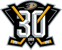 Mighty Ducks Anniversary Sticker by Anaheim Ducks