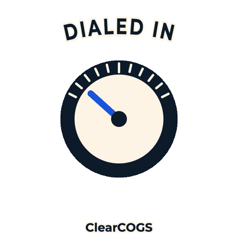 Locked In Precision Sticker by ClearCOGS