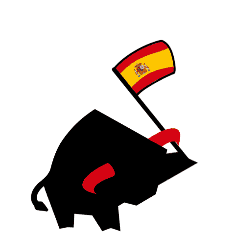 Flag Spain Sticker by PREFA