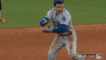 Los Angeles Dodgers Clapping GIF by MLB