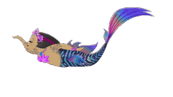 Mermaid Swimming Merbabe Sticker by Mermaid_Lux