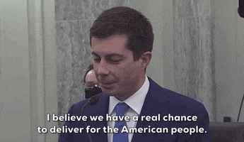 Pete Buttigieg Confirmation Hearing GIF by GIPHY News