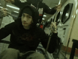 Music Video Laundromat GIF