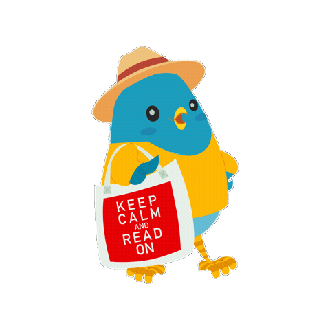 Booklover Sticker by DITTY BIRD