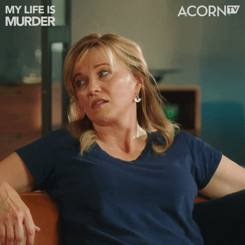 Lucy Lawless Whatever GIF by Acorn TV Latin America